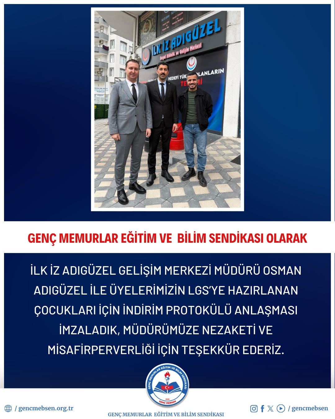 İlk İz Adıgüzel Gelişim Merkeziyle İndirim Protokolü Anlaşması İmzaladık